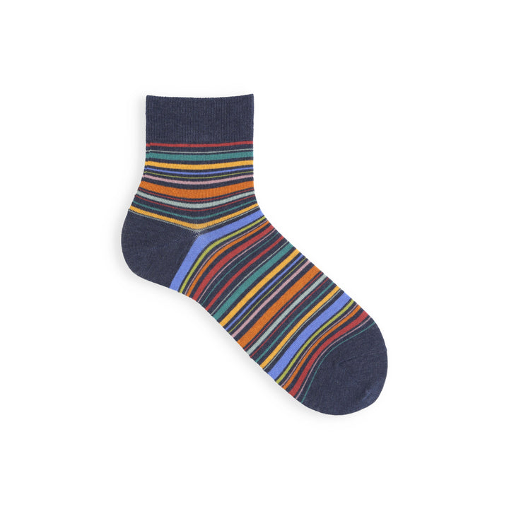 062131236 Multi-Stripe Short Socks S