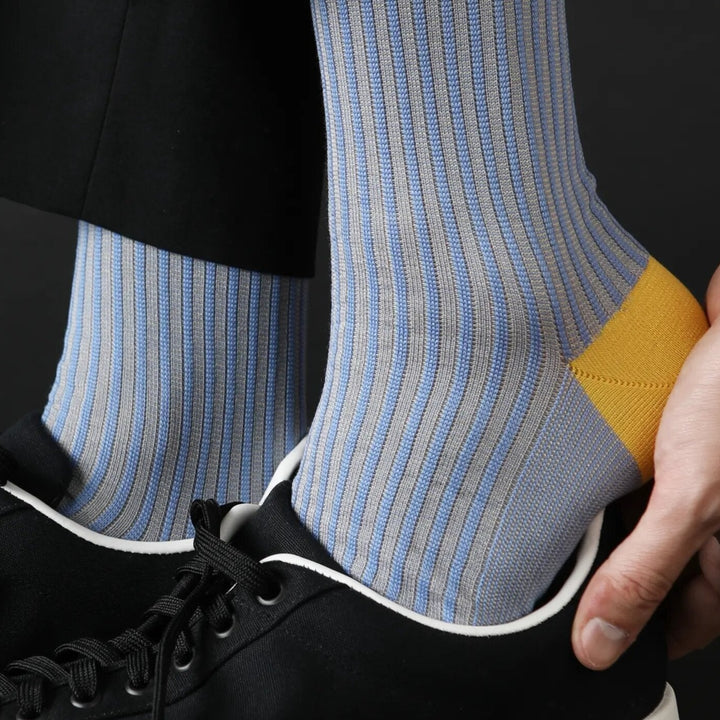 Men's Jacquard Striped Socks